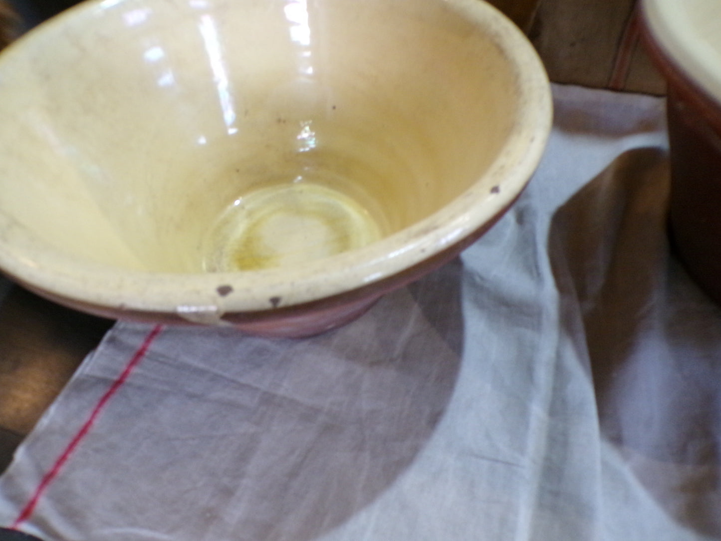 Antique Victorian dairy bowls - sold separately