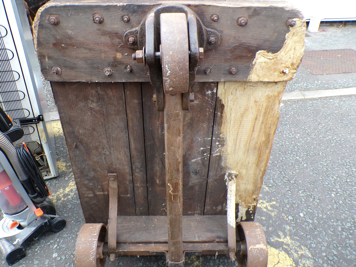 Industrial trolley from a factory in the North West