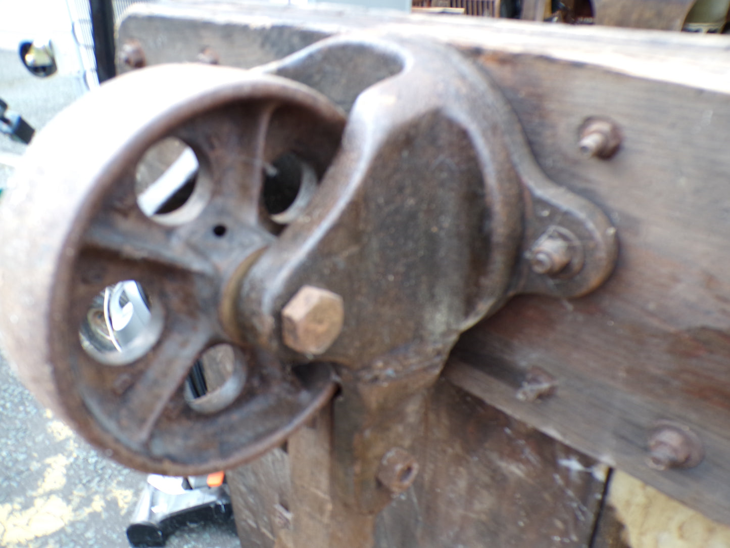 Industrial trolley from a factory in the North West