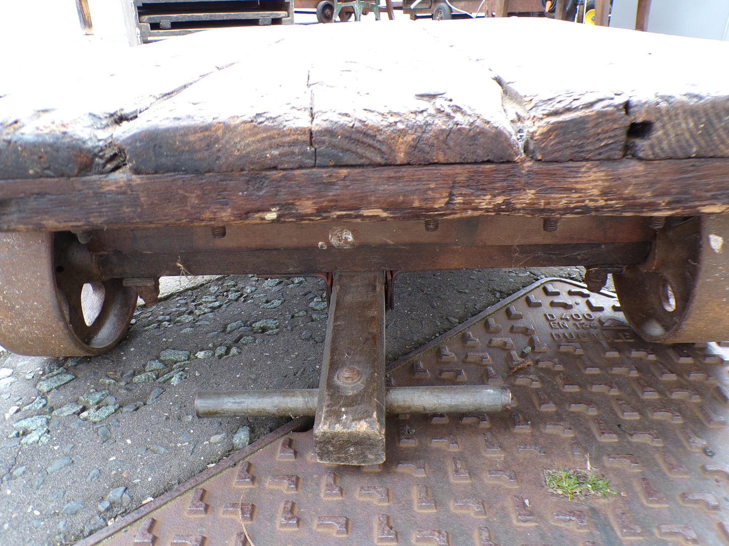 Industrial trolley from a factory in the North West