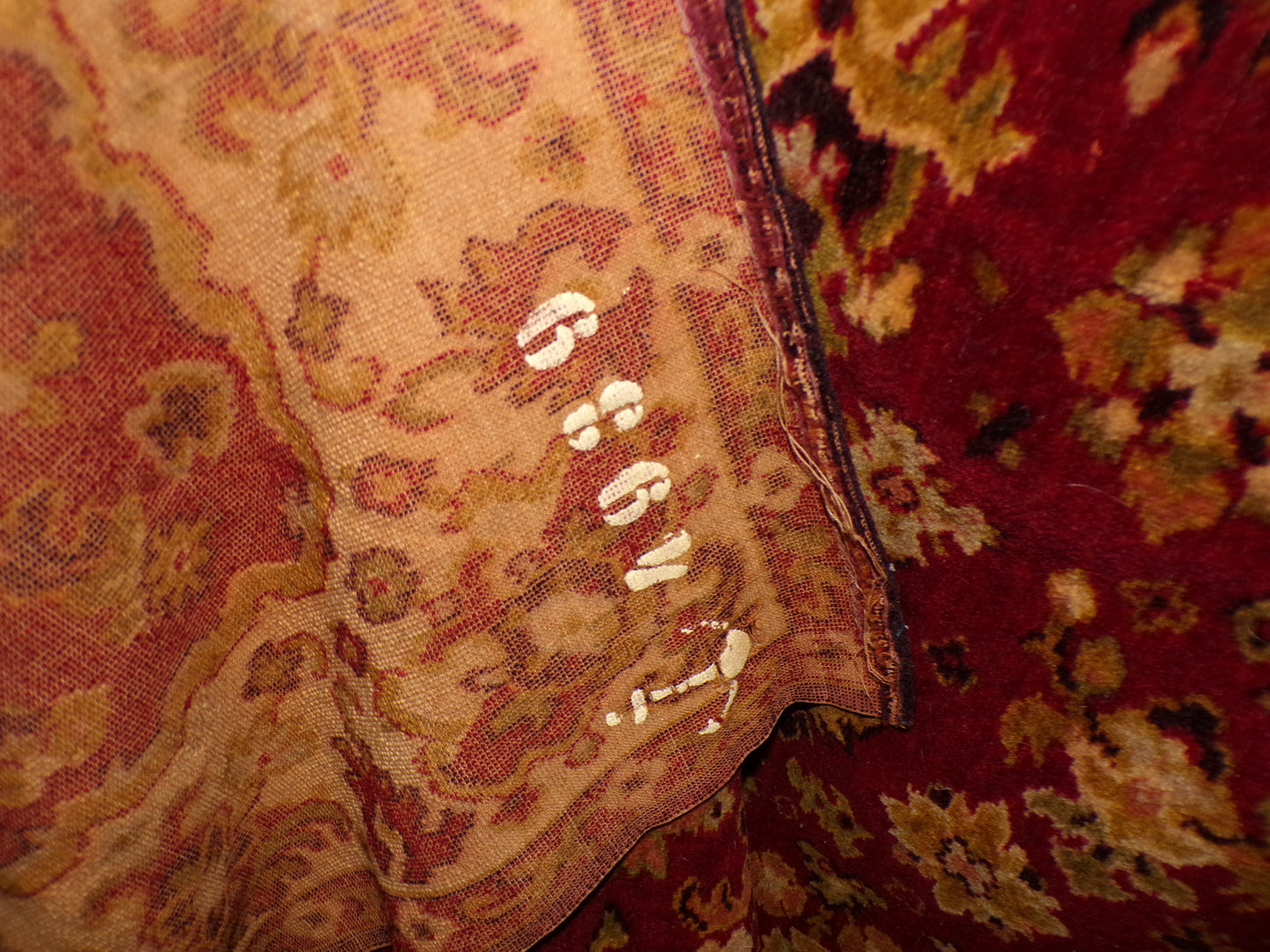 Victorian woollen throw