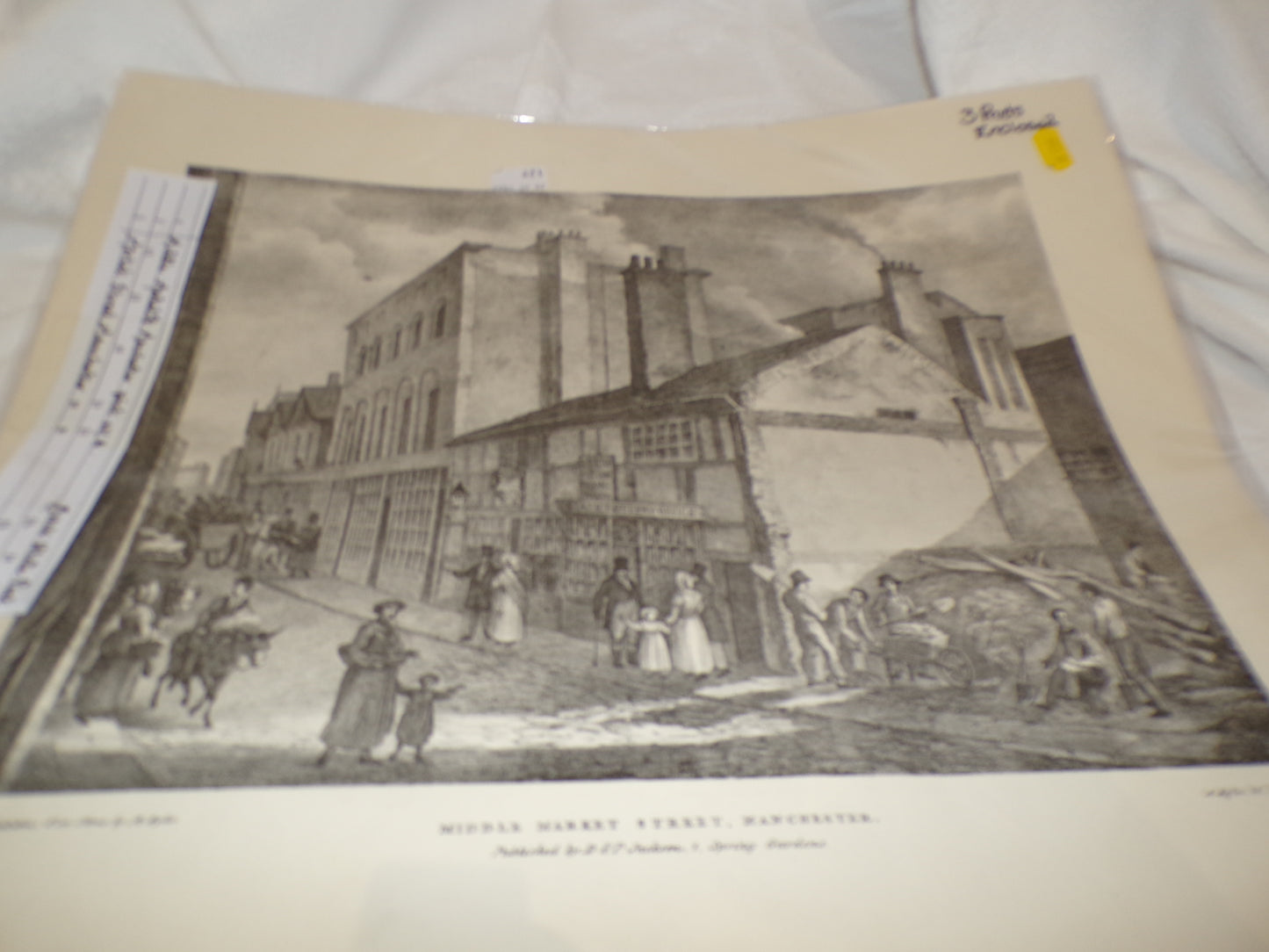 Antique engravings of Manchester