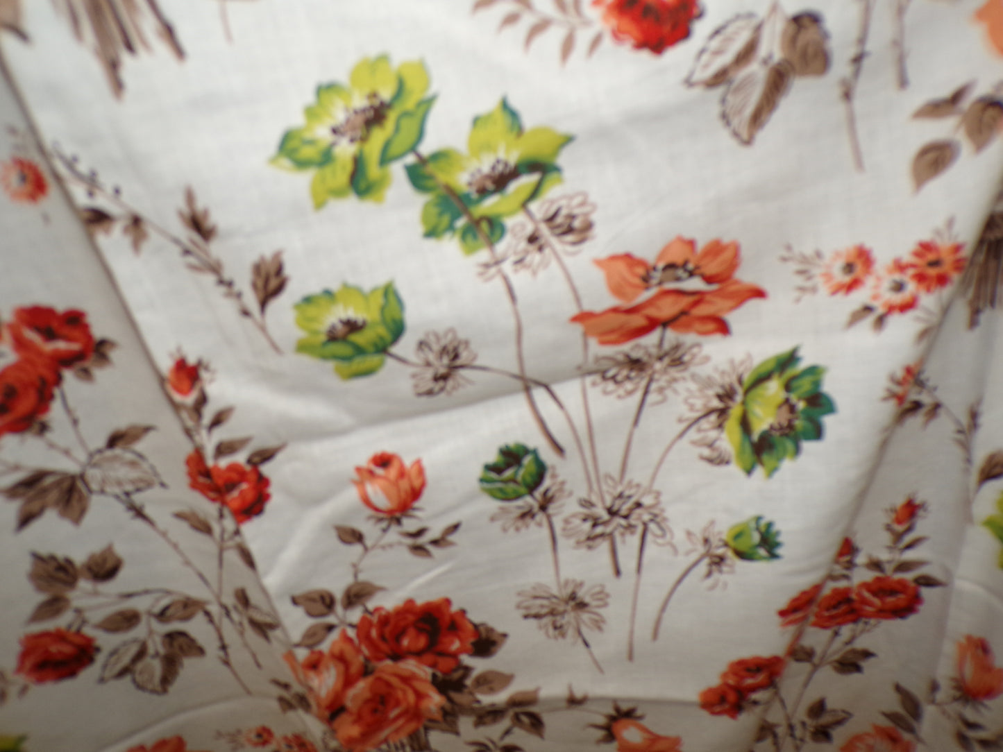 Vintage French cotton curtains
