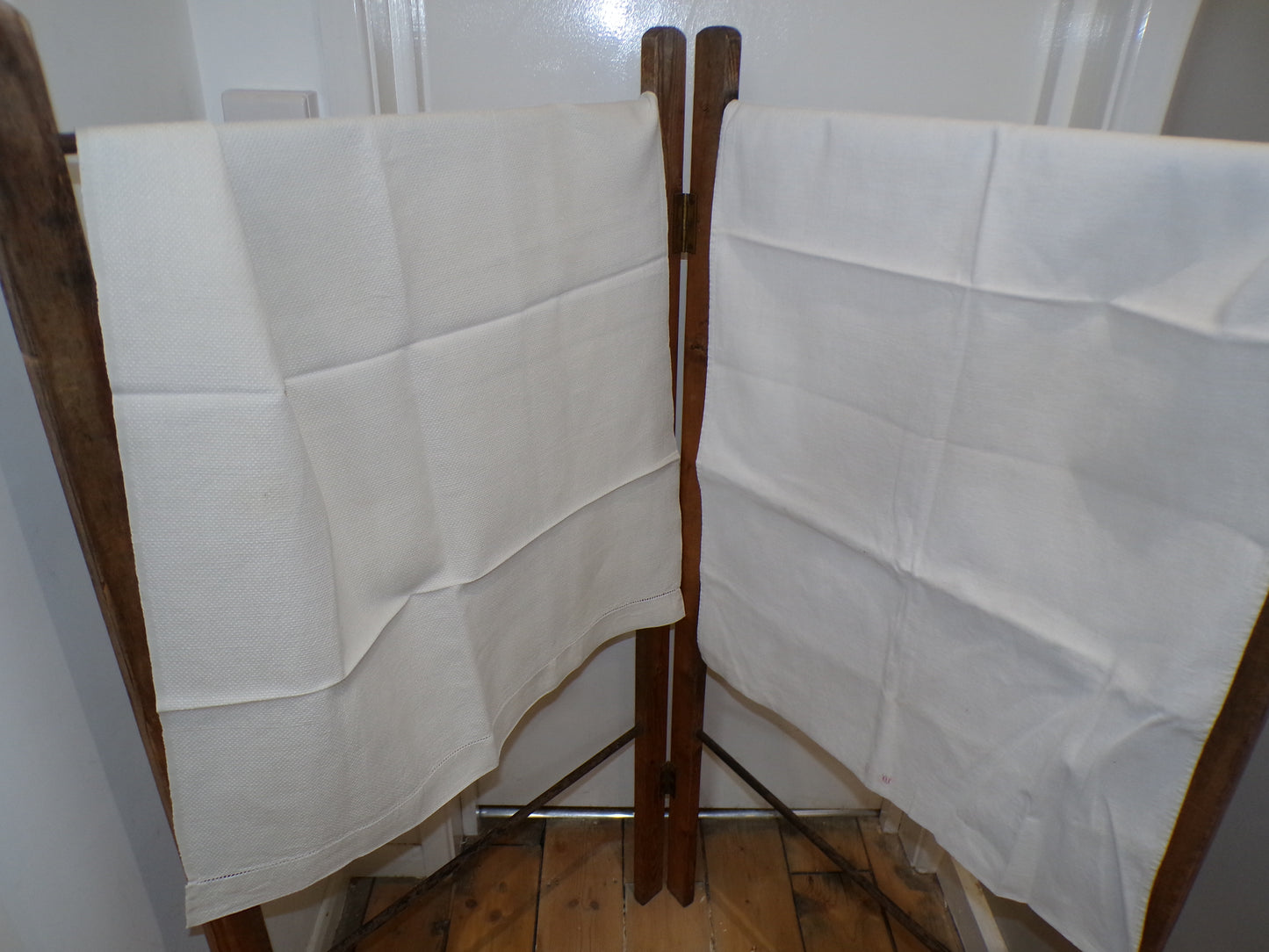 French linen bath towel - cream