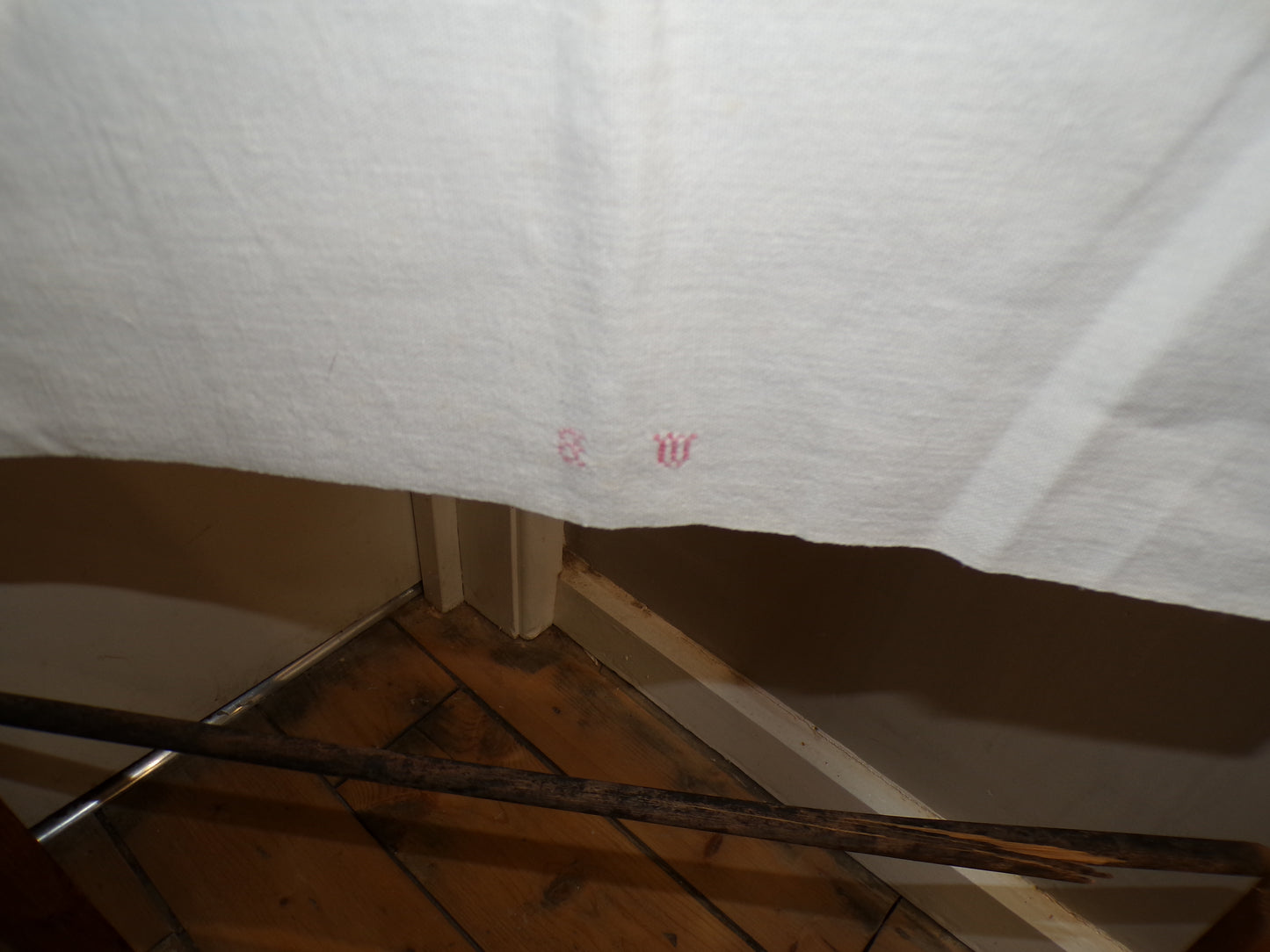 Monogrammed fine linen towel