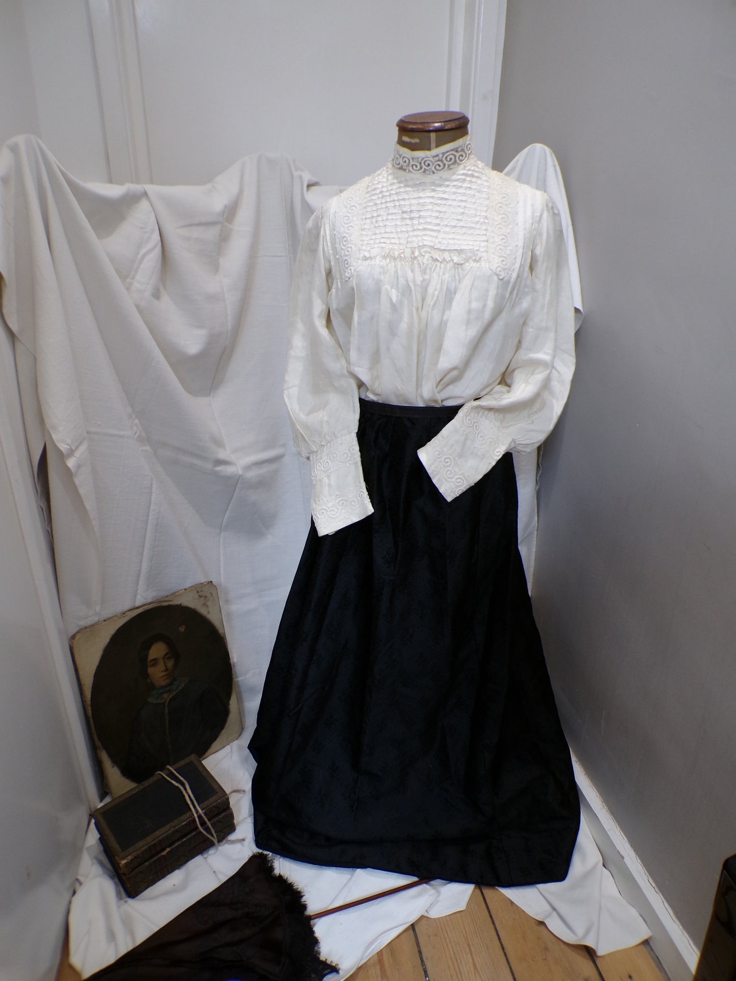 Victorian/Edwardian silk lady's blouse