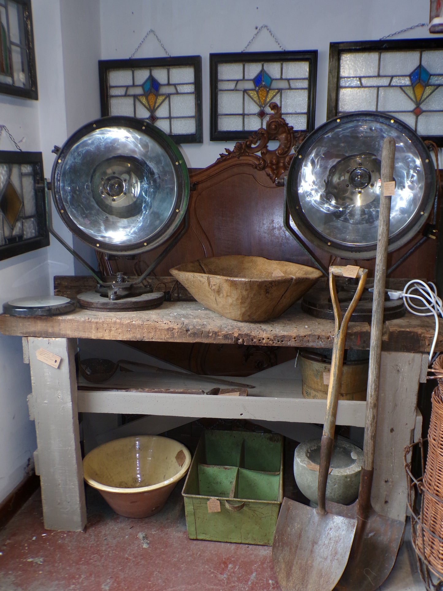 Collection of architectural and industrial items currently in our Denbigh unit