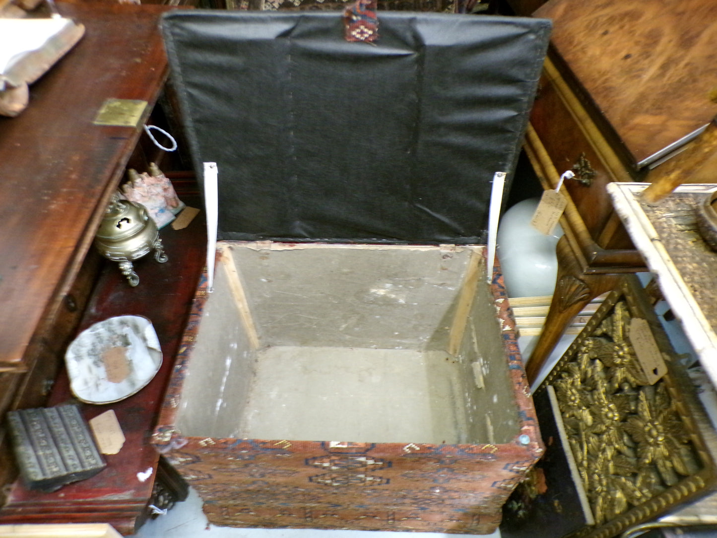 Armchair and footstool