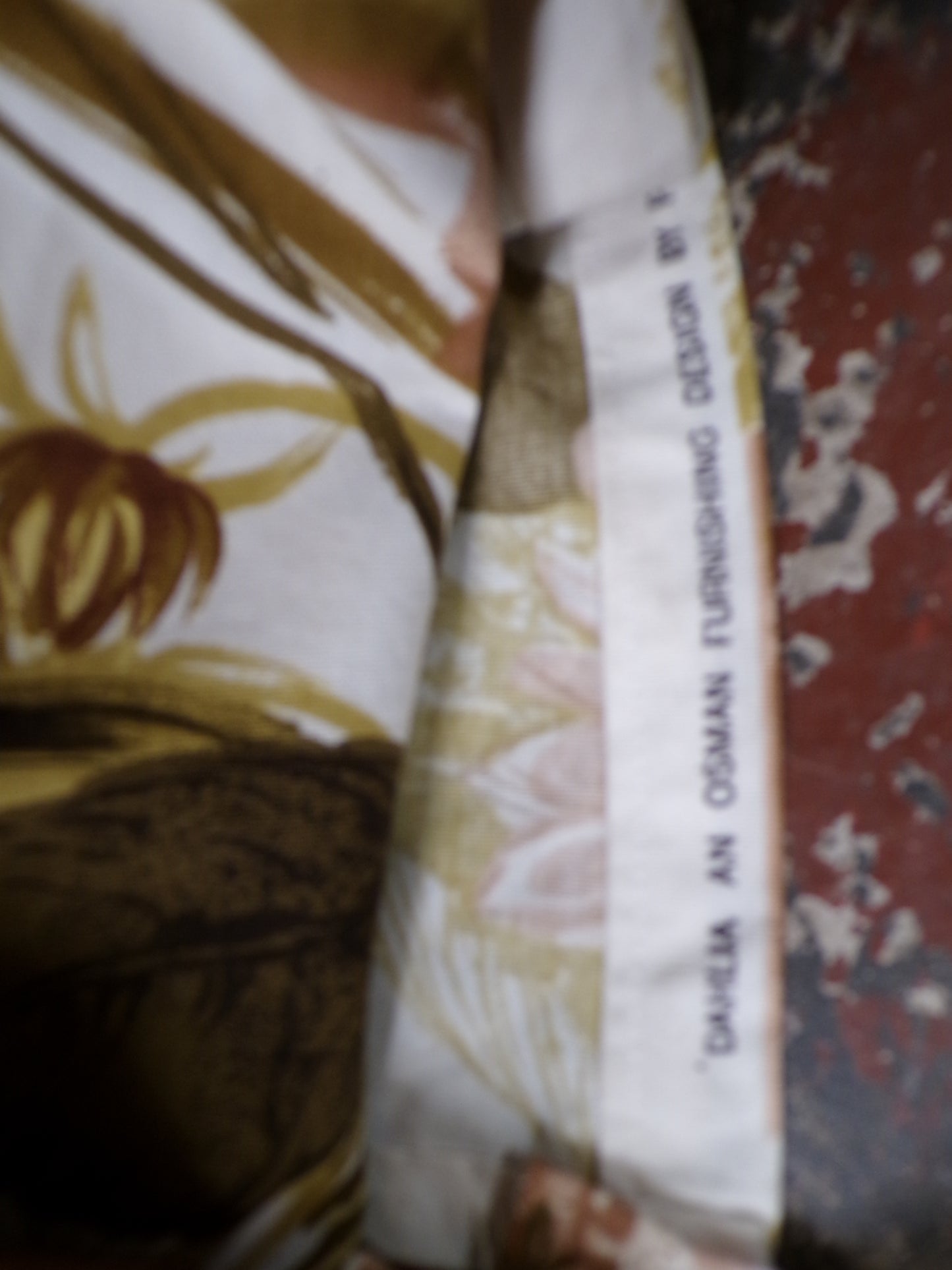 Mid century vintage curtains