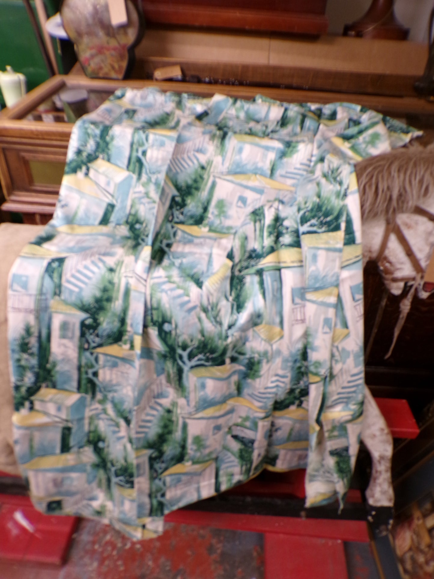 Mid century vintage curtains