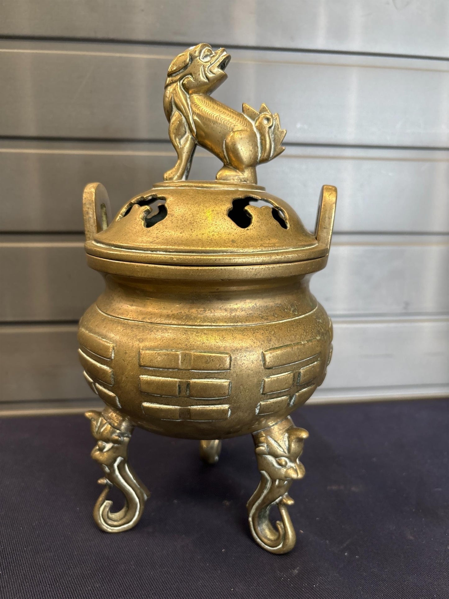 Brass oriental censor