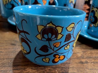Mid century 'Celtic ceramics' ten piece ceramic set