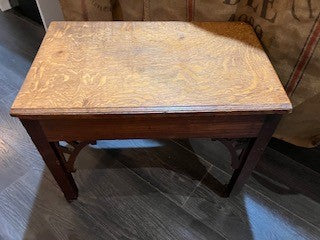 Carved bracket Georgian oak side table