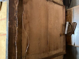 Nineteenth century rosewood square mirror