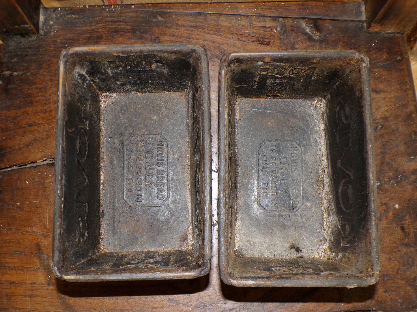 Original Hovis bread baking tins
