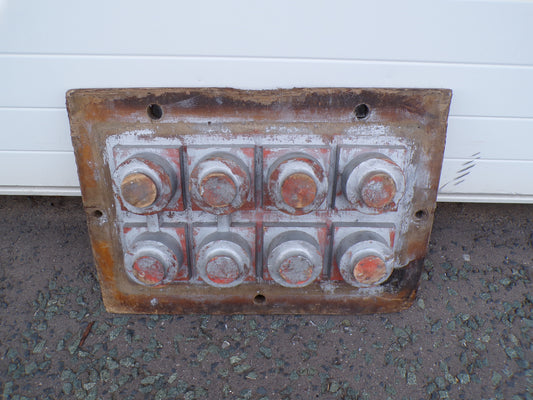 Industrial mould - painted wood