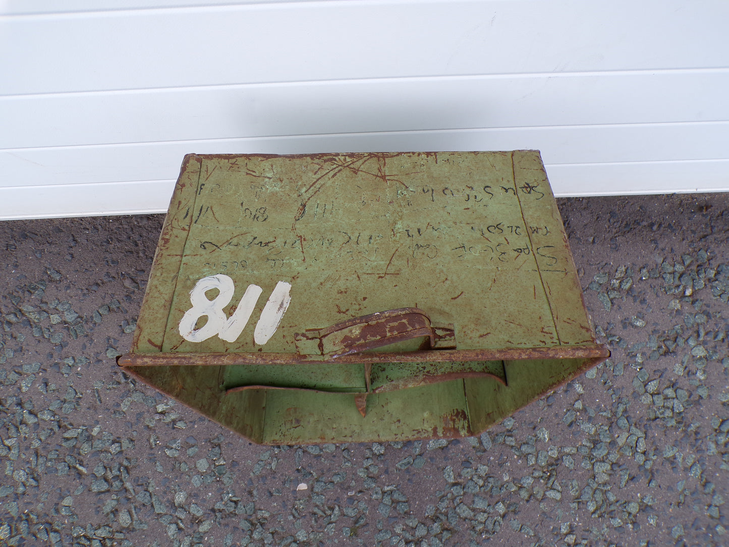 Army surplus storage crate