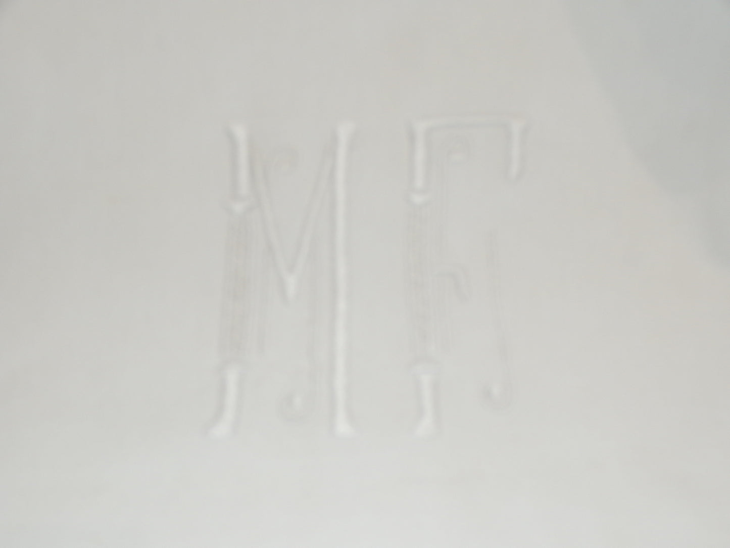 French antique linen bed sheet