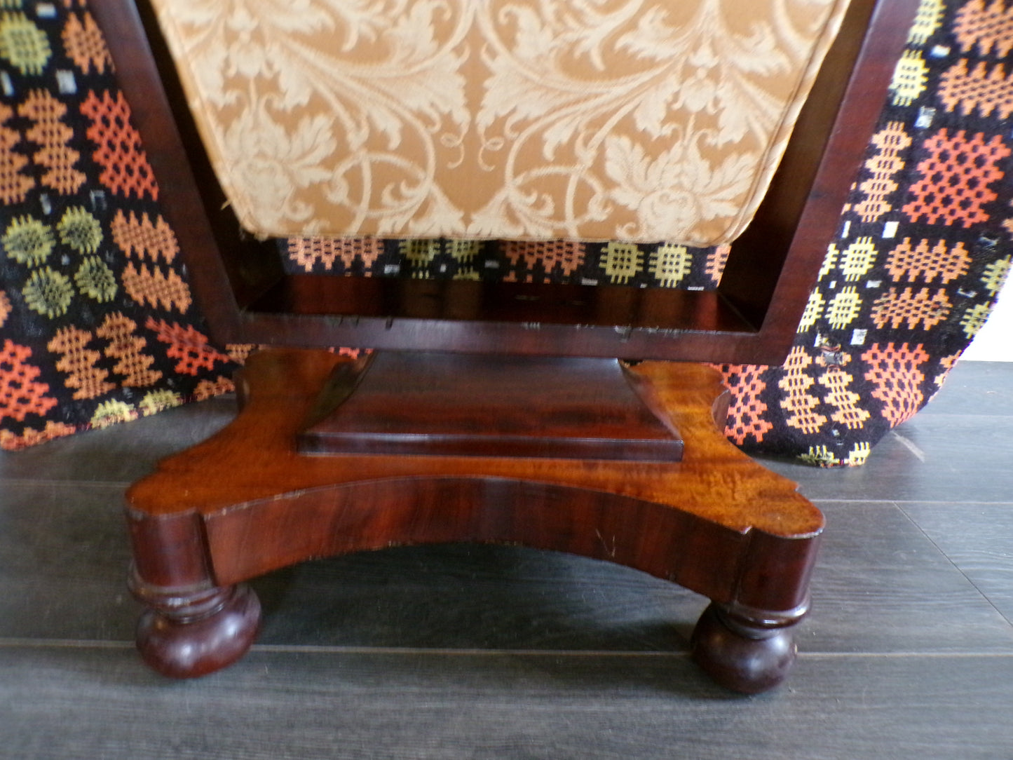 Victorian mahogany sewing table