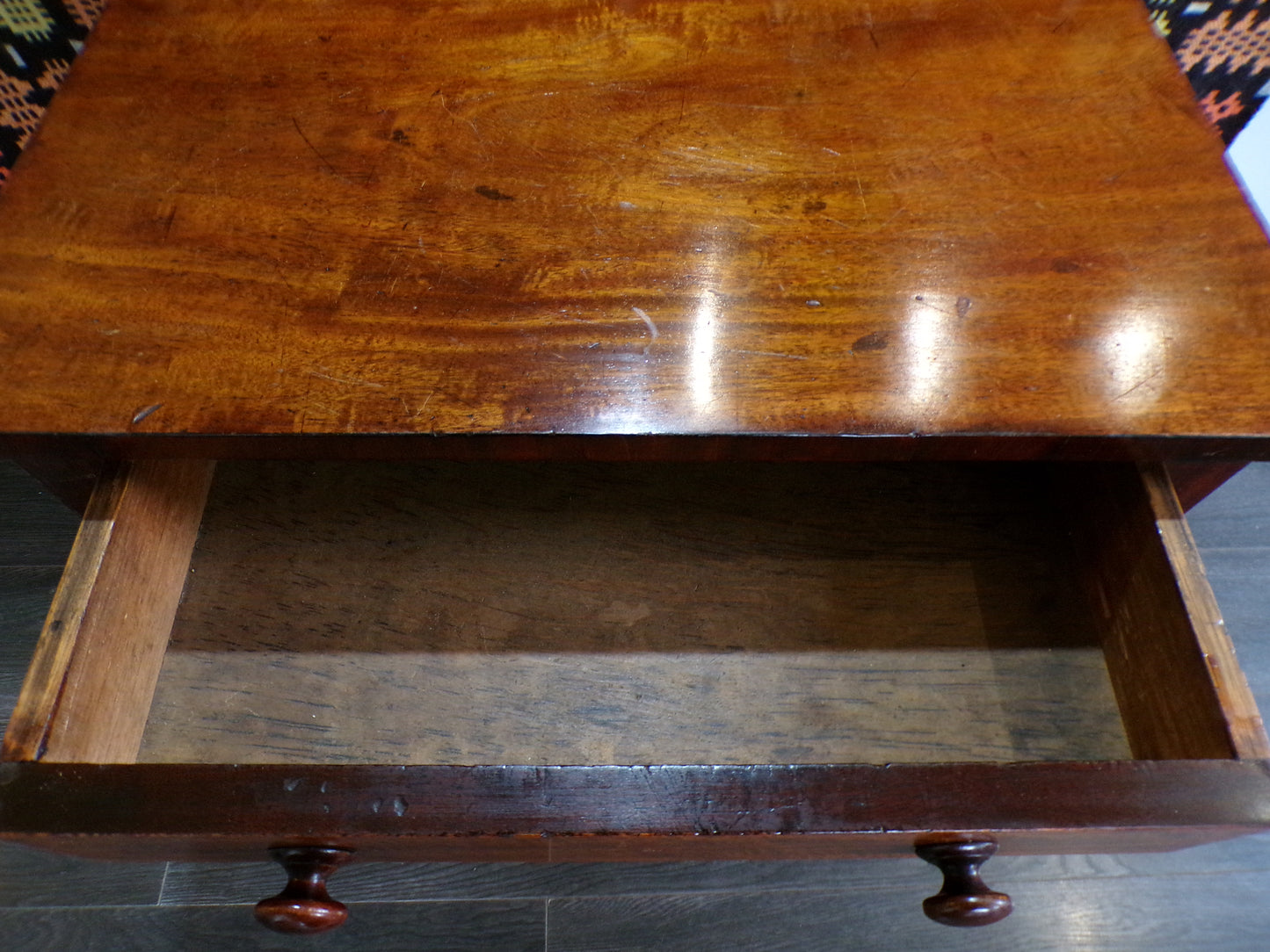 Victorian mahogany sewing table