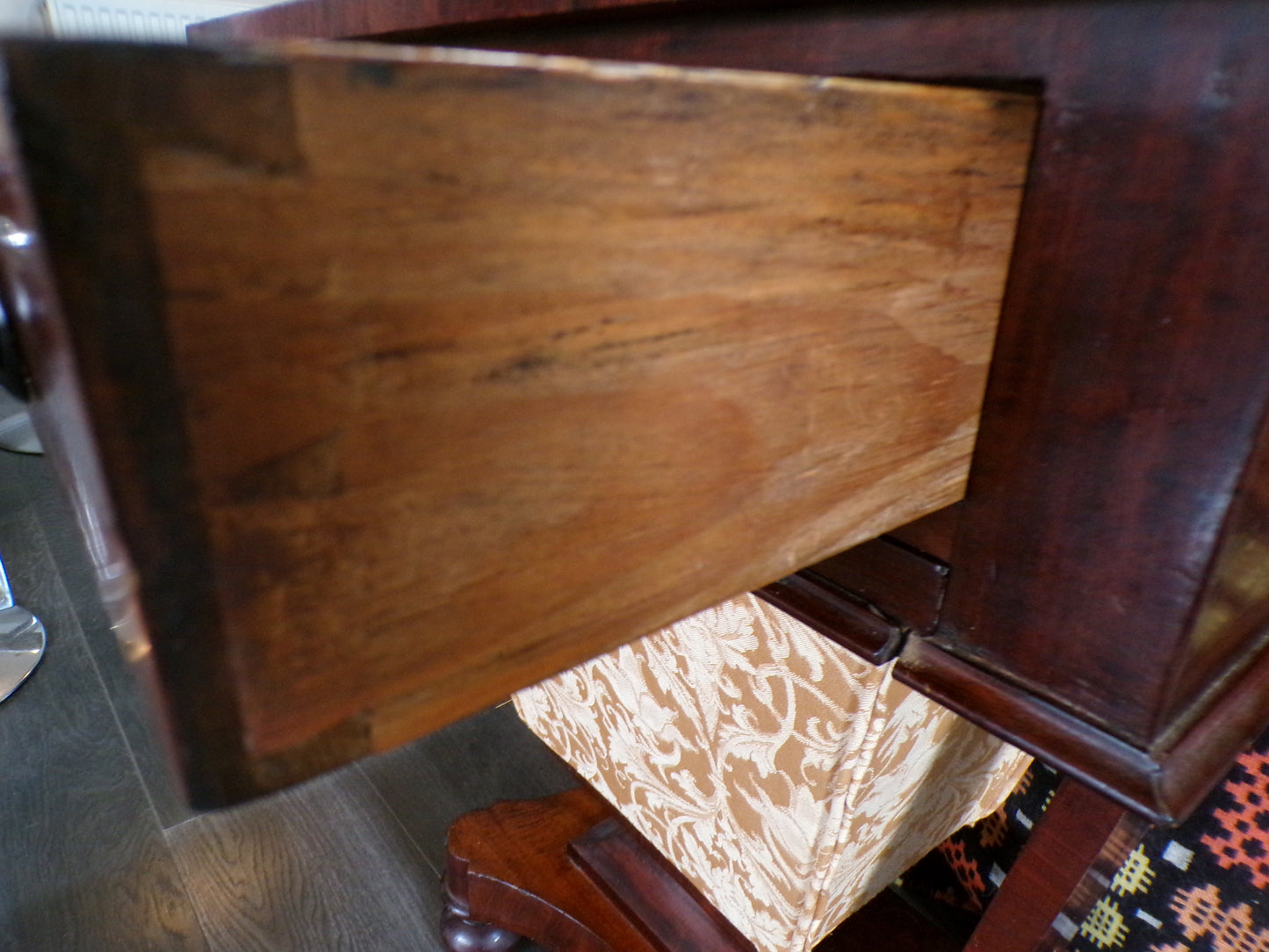 Victorian mahogany sewing table