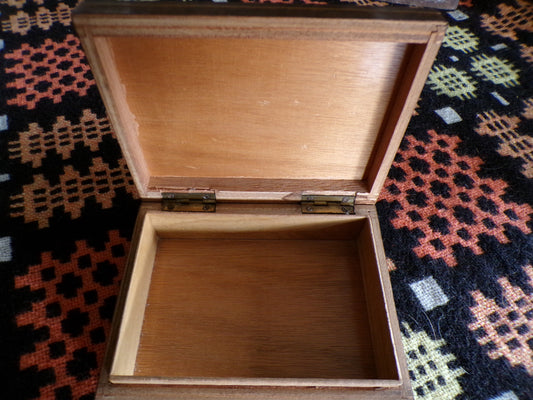 Victorian boxes - one work box, the other a jewellery box