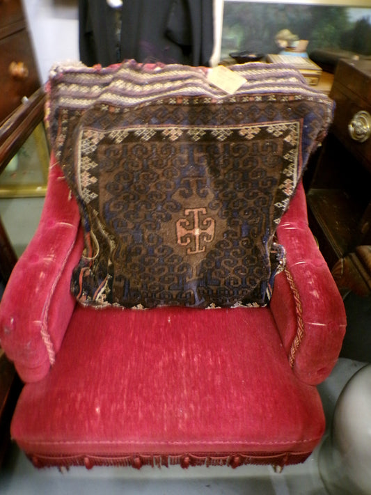 Armchair and footstool