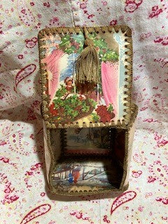 Pretty Edwardian card box