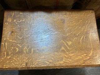 Carved bracket Georgian oak side table