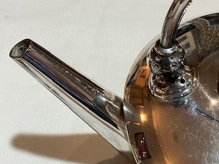Silver plated spirit kettle