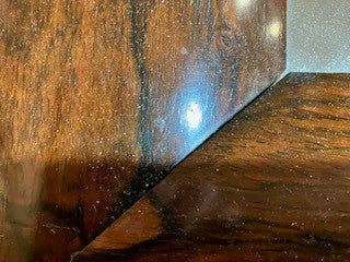 Nineteenth century rosewood square mirror