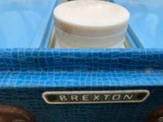 Complete Brexton Mid C picnic basket with flasks, plates and cutlery. Also, Mid C cups and saucers.